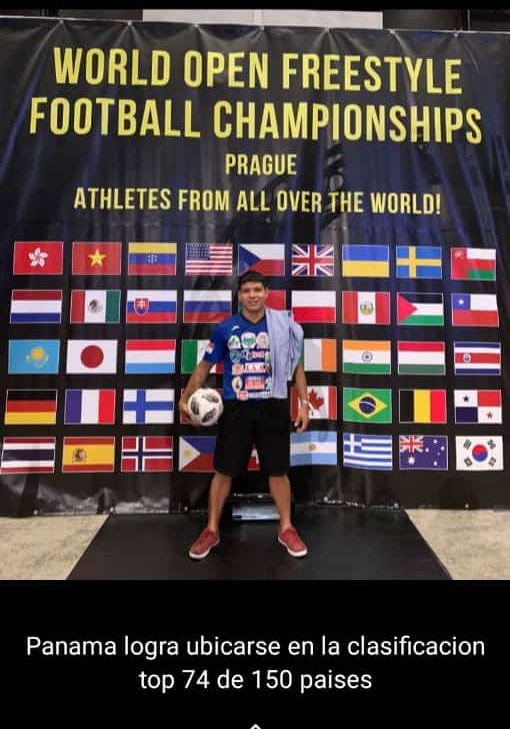 Representante de Panamá  en el Mundial de Freestyle de football