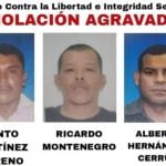 Se buscan por violacion